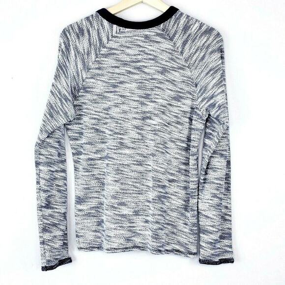 Athleta Castlepeak Slub Crew Pullover Long Sleeve Athletic Casual Sweater Size S - Picture 3 of 8